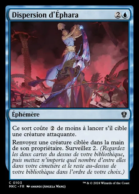 Dispersion d'Éphara, carte Magic MKC 103 — extension Murders at Karlov Manor Commander