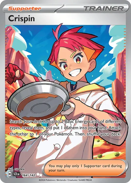 Crispin, Pokémon card SCR 164 — Stellar Crown set