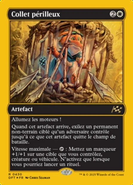 Collet périlleux, carte Magic DFT 430 — extension Aetherdrift
