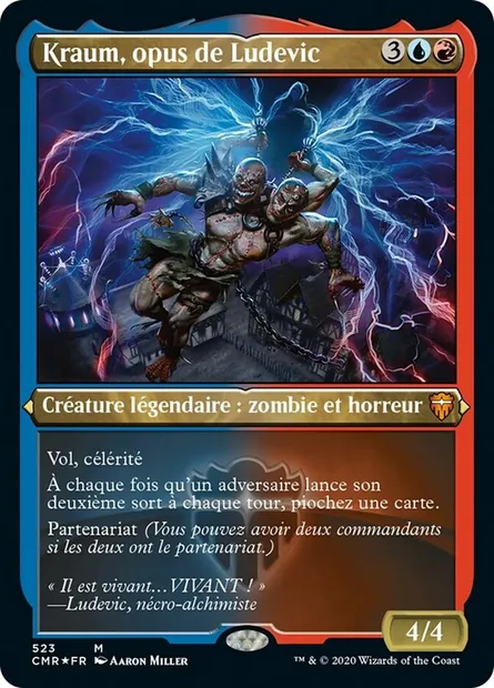 Kraum, opus de Ludevic, carte Magic CMR 523 — extension Commander Legends