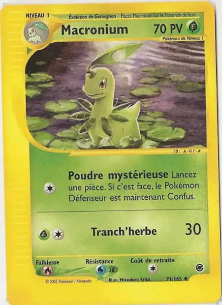 Macronium, carte Pokémon EX 71 — extension Expedition