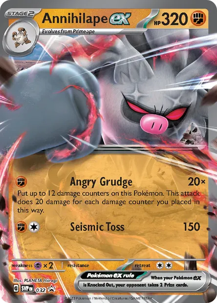 Annihilape ex, Pokémon card PR-SV 032 — SVP Black Star Promos set