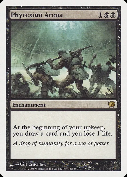 Arène phyrexiane, carte Magic 9ED 152 — extension Neuvième Edition