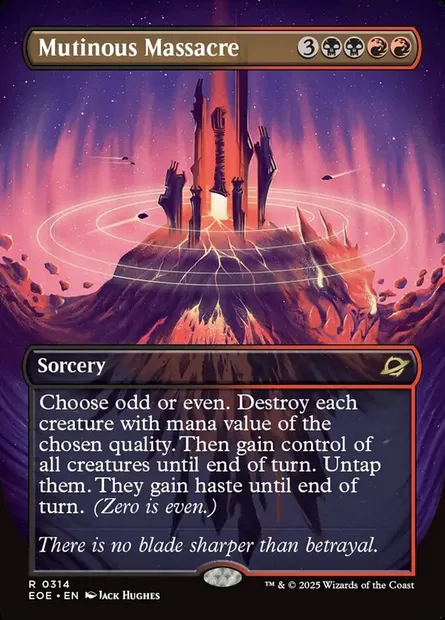Mutinous Massacre, Magic card EOE 314 — Edge of Eternities set