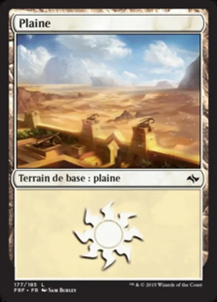 Plaine, carte Magic FRF 177 — extension Destin reforgé