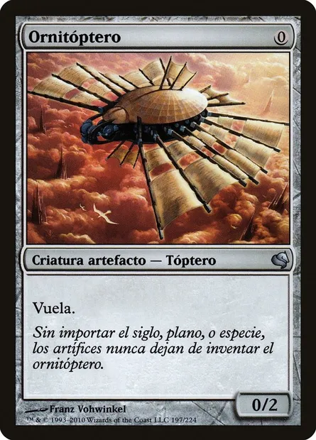 Ornithopter, Magic card PS11 197 — Salvat 2011 set