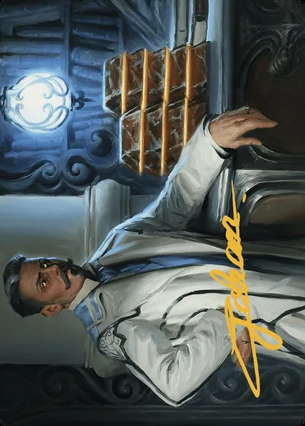 Baron Bertram Graywater // Baron Bertram Graywater, Magic card AOTJ 19 — Outlaws of Thunder Junction Art Series set