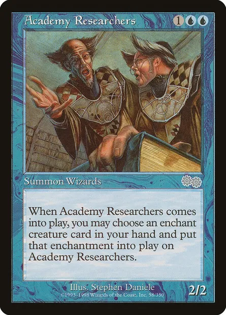 Chercheurs de l'académie, carte Magic USG 58 — extension Epopée d'Urza