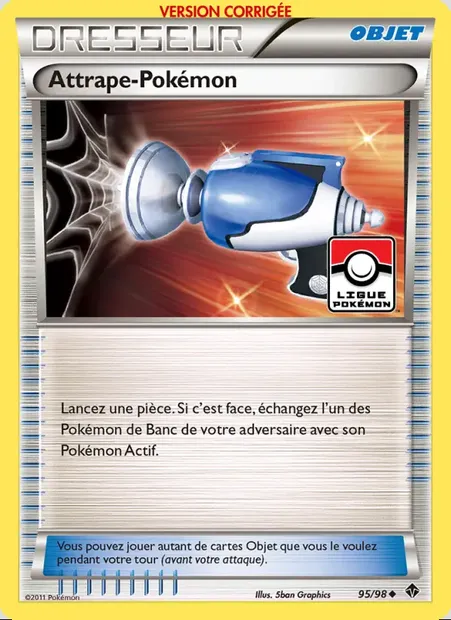 Attrape-Pokémon, carte Pokémon EPO 95 — extension Pouvoirs Émergents