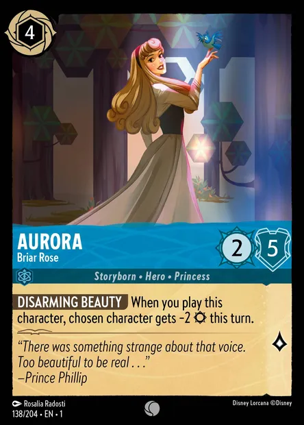 Aurora - Briar Rose, Disney Lorcana card CH1-138 — The First Chapter set