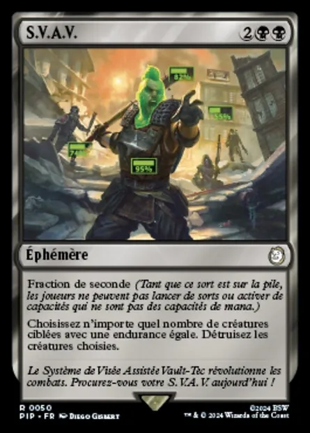 S.V.A.V., carte Magic PIP 50 — extension Fallout
