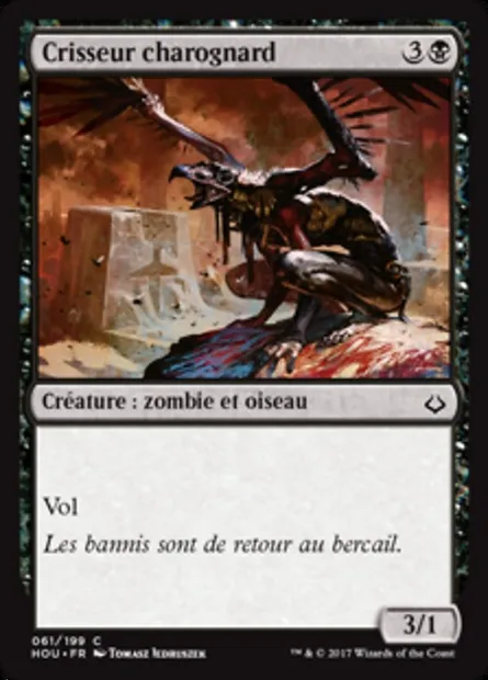 Crisseur charognard, carte Magic HOU 61 — extension L’âge de la destruction