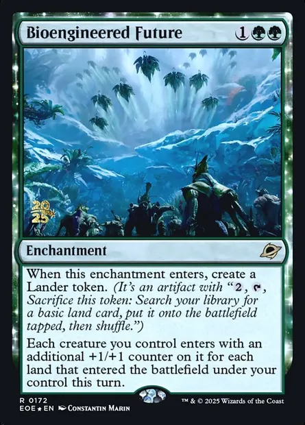 Bioengineered Future, Magic card PEOE 172s — Edge of Eternities Promos set