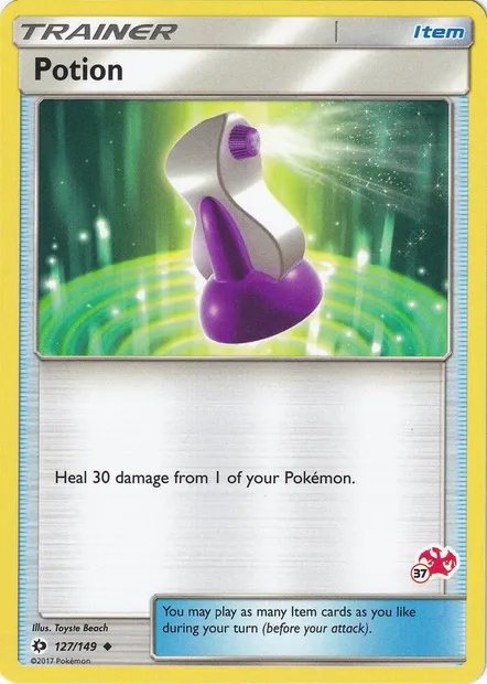Potion, Pokémon card BA20 127c-37 — Battle Academy 2020 set