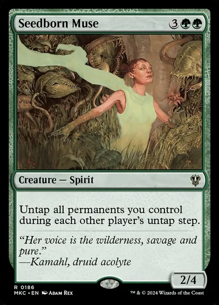 Seedborn Muse, Magic card MKC 186 — Murders at Karlov Manor Commander set