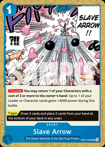 Slave Arrow, carte One Piece OP07-056 — extension 500 YEARS IN THE FUTURE