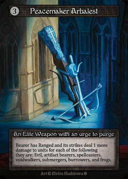 Peacemaker Arbalest, carte Sorcery GOT 339 — extension Gothic