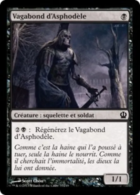Vagabond d'Asphodèle, carte Magic THS 77 — extension Theros