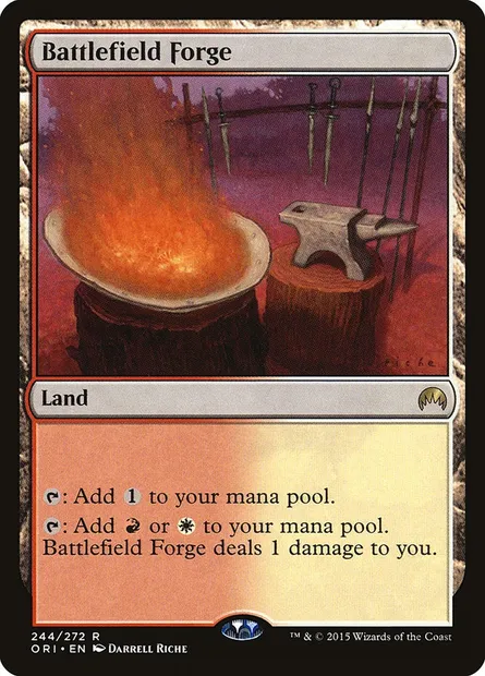 Battlefield Forge, Magic card ORI 244 — Magic Origins set