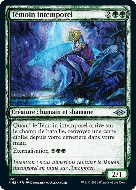 Témoin intemporel, carte Magic MH2 358 — extension Horizons du Modern 2
