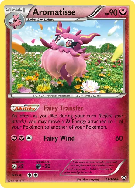 Aromatisse, Pokémon card XY 93 — XY set