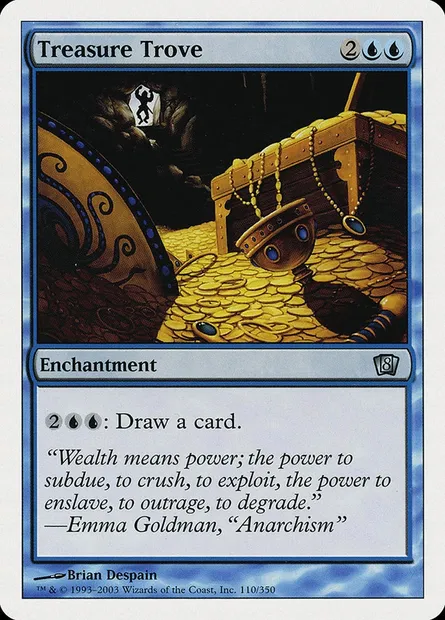 Treasure Trove, Magic card 8ED 110 — Eighth Edition set