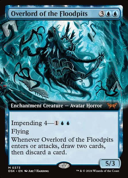 Overlord of the Floodpits, Magic card DSK 373 — Duskmourn: House of Horror set