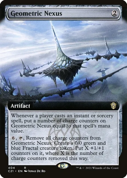 Geometric Nexus, Magic card C21 404 — Commander 2021 set