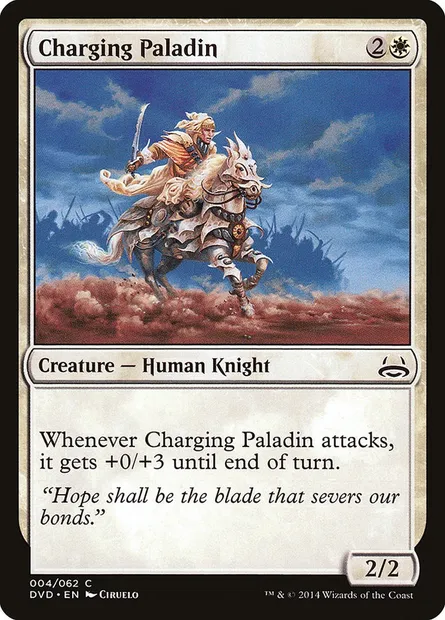 Charging Paladin, Magic card DVD 4 — Duel Decks Anthology: Divine vs. Demonic set