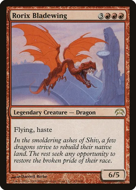 Rorix Bladewing, Magic card HOP 65 — Planechase set