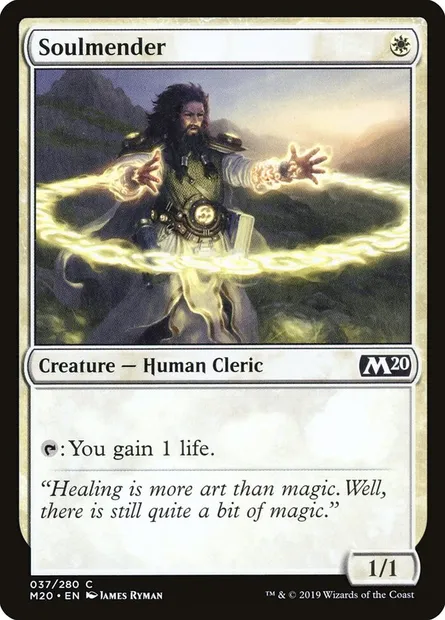 Soulmender, Magic card M20 37 — Core Set 2020 set
