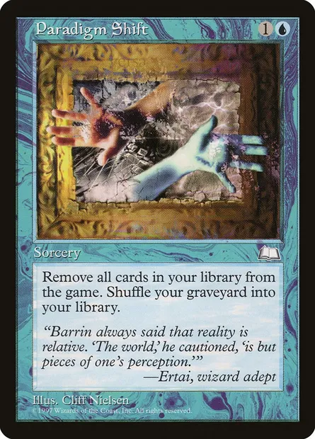 Changement de paradigme, carte Magic WTH 46 — extension Aquilon