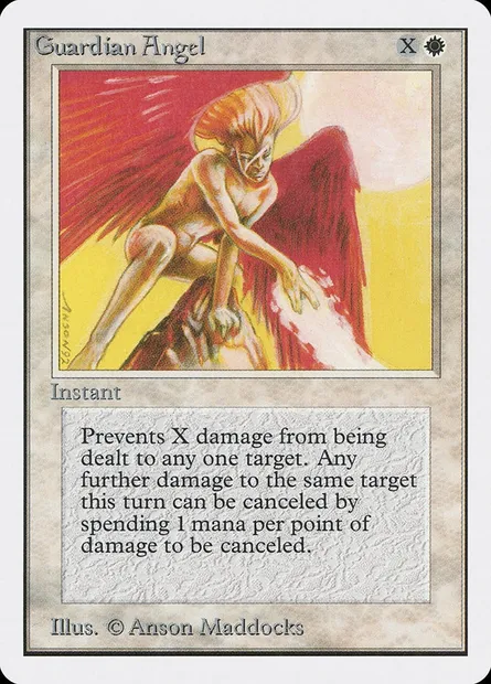 Ange gardien, carte Magic 2ED 22 — extension Unlimited Edition
