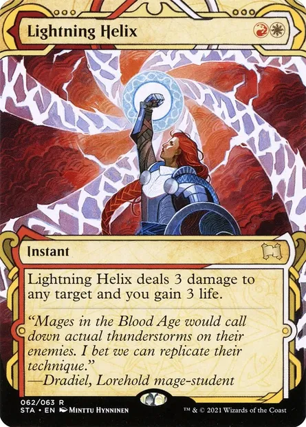 Lightning Helix, Magic card STA 62 — Strixhaven Mystical Archive set