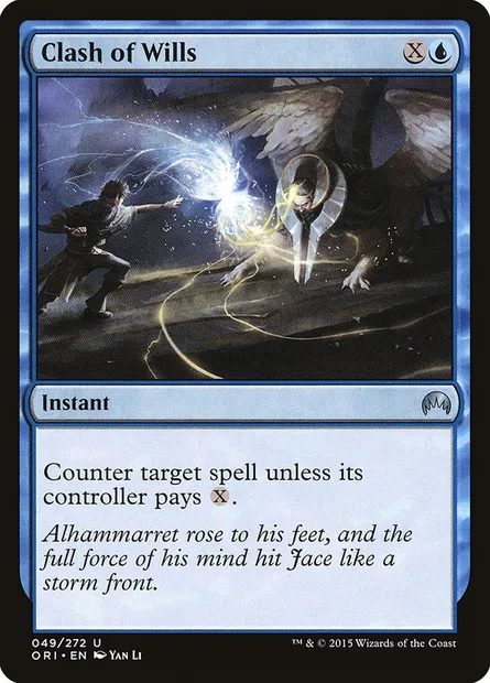 Clash of Wills, Magic card ORI 49 — Magic Origins set