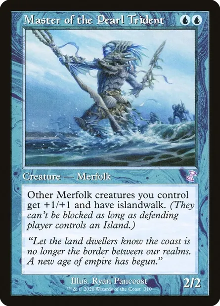Master of the Pearl Trident, Magic card TSR 310 — Time Spiral Remastered set