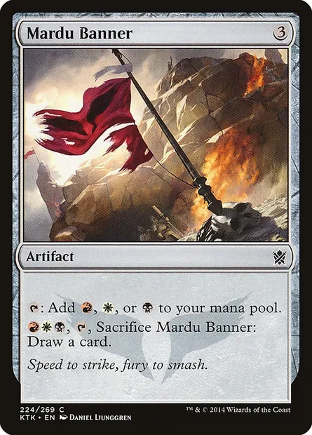 Mardu Banner, Magic card KTK 224 — Khans of Tarkir set