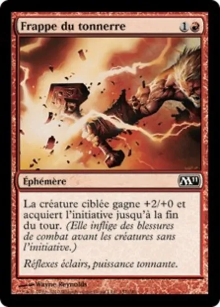 Frappe du tonnerre, carte Magic M11 157 — extension Magic 2011
