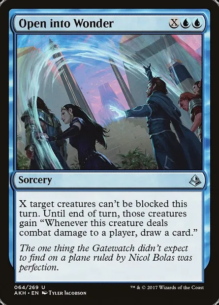 Open into Wonder, Magic card AKH 64 — Amonkhet set