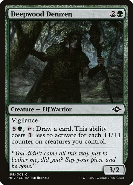 Deepwood Denizen, Magic card MH2 155 — Modern Horizons 2 set