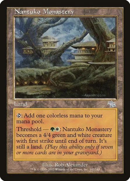 Nantuko Monastery, Magic card JUD 142 — Judgment set