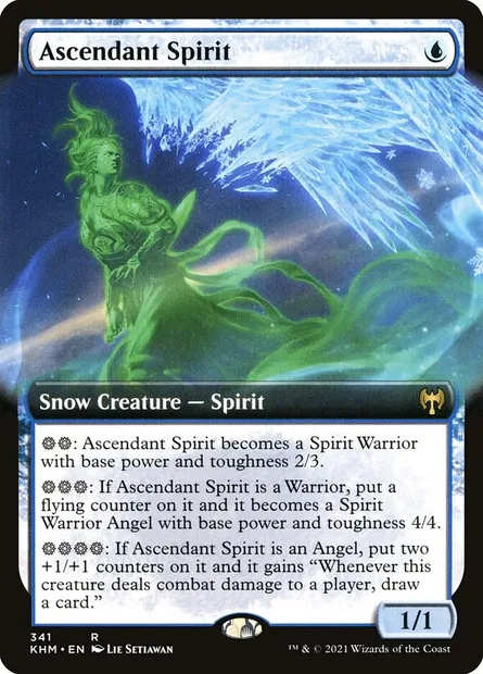 Ascendant Spirit, Magic card KHM 341 — Kaldheim set