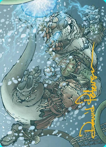Kitsa, Otterball Elite // Kitsa, Otterball Elite, Magic card ABLB 42 — Bloomburrow Art Series set