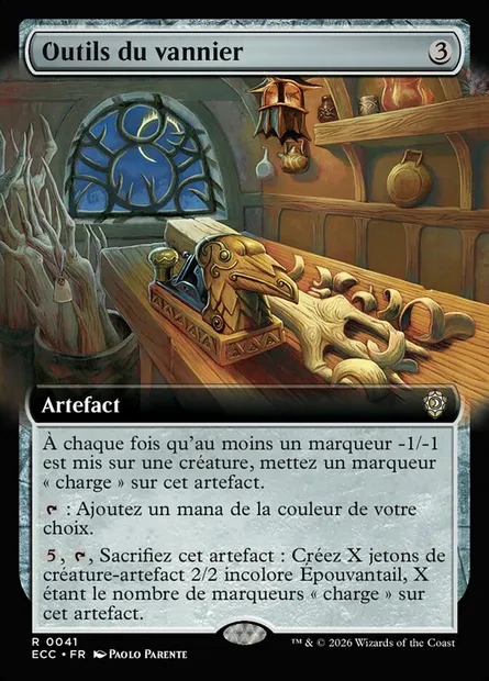 Outils du vannier, carte Magic ECC 41 — extension Lorwyn Eclipsed Commander