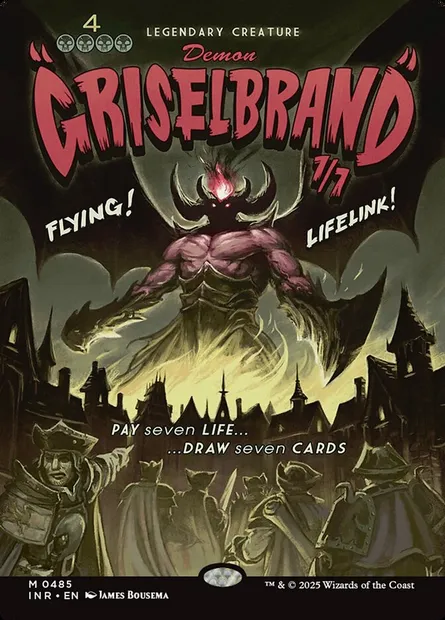 Griselbrand, carte Magic INR 485 — extension Innistrad Remastered