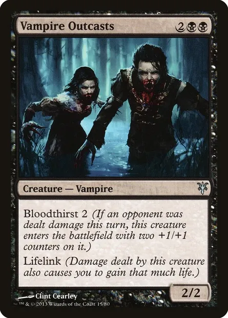 Vampire Outcasts, Magic card DDK 15 — Duel Decks: Sorin vs. Tibalt set
