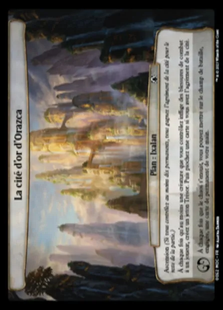 La cité d'or d'Orazca, carte Magic MOC 52 — extension March of the Machine Commander
