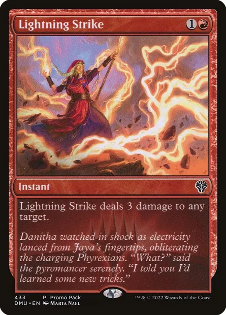 Lightning Strike, Magic card DMU 433 — Dominaria United set