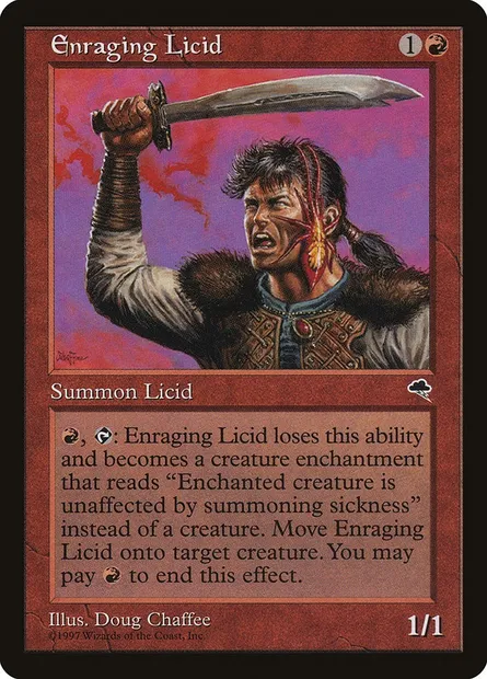 Enraging Licid, Magic card TMP 171 — Tempest set