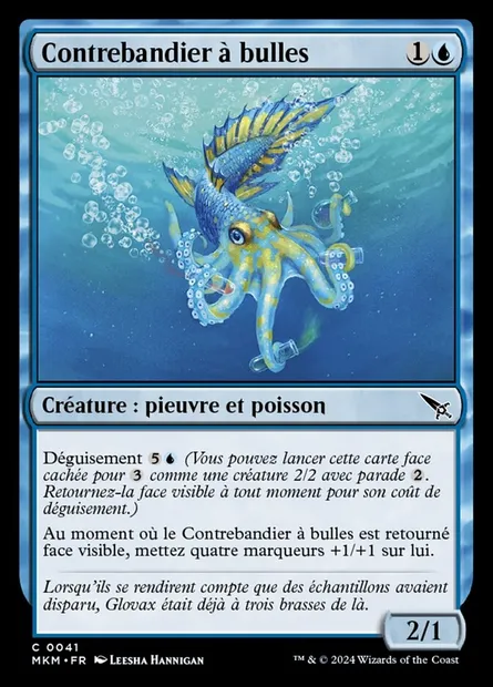 Contrebandier à bulles, carte Magic MKM 41 — extension Murders at Karlov Manor
